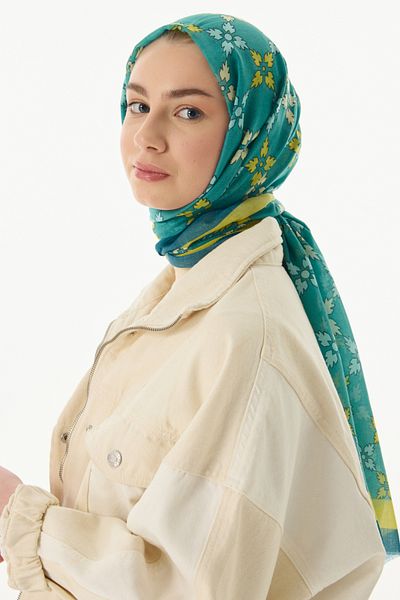 SOFT AKSESUAR Elegans Patterned Shawl