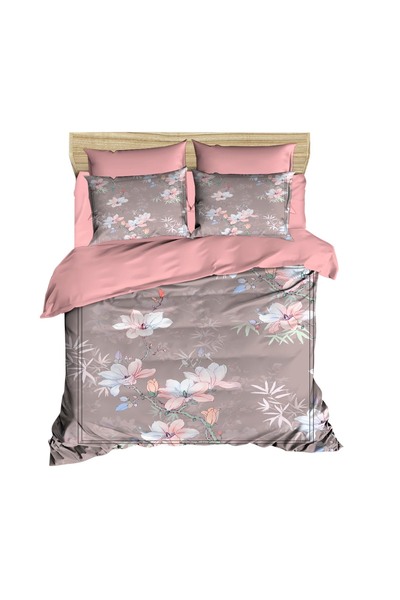 Fabeteks Flower Digital Double Duvet Cover Set