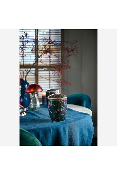 Pip Studio Berry Blues Blue Porcelain Storage Box 1500 ml