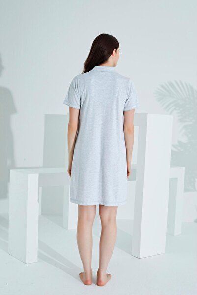 Etoile Бамбукова нічна сорочка для вагітних та молодих мам з ґудзиками по всій довжині 30151-30154
