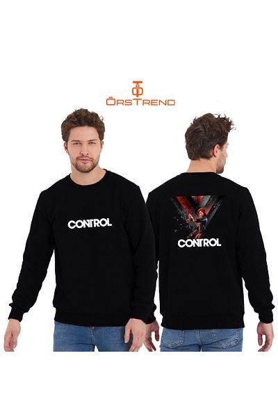 ÖRSTREND Control Printed Unisex Crew Neck Sweatshirt