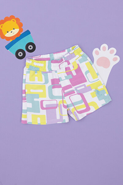 U.S. Polo Assn. Kız Çocuk Beyaz Örme Şort 50283318-VR013