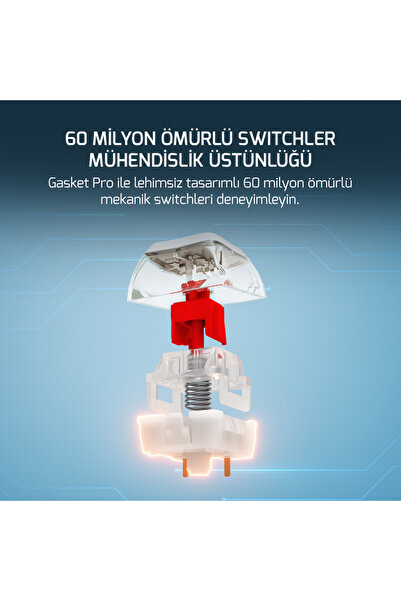 GamePower Gasket Pro Rgb 81 Red Sw Mekanik Klavye