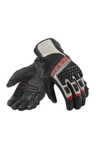 Revit Sand 3 Gloves Black-red