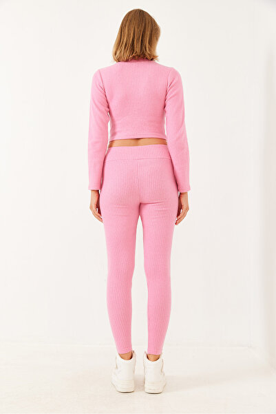 Bianco Lucci Kadın Taytlı Crop Alt-Üst Takım 149 60251869