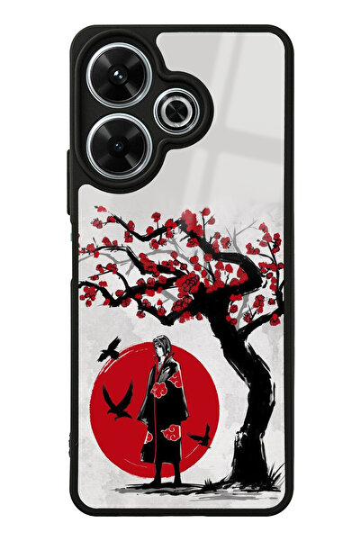 Spoyi Xiaomi Redmi 13 4G Yaşam Ağacı Tasarımlı Glossy Telefon Kılıfı