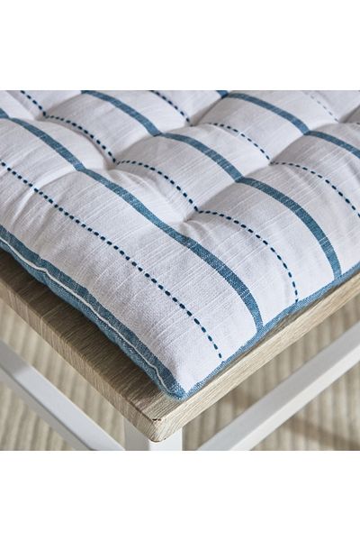 Home Box Harley Azure Chair Pad - 40x40 cm