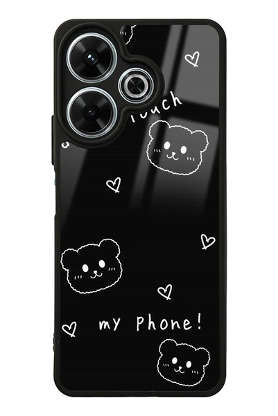 Spoyi Xiaomi Redmi 13 4g Don'T Touch Design Glossy Phone Case