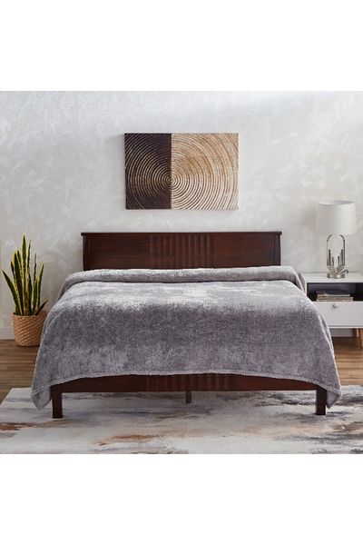 Home Box Lux Popcorn Twin Flannel Blanket - 150x220 cm