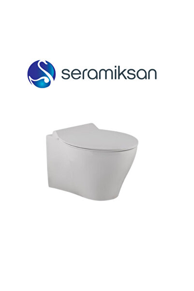 Seramiksan Volcano Kanalsız Asma Klozet A021111h, Yavaş Kapak