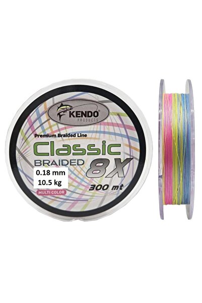 Kendo Classic 8x 0.18mm 300m Multicolor Örgü Ip Misina