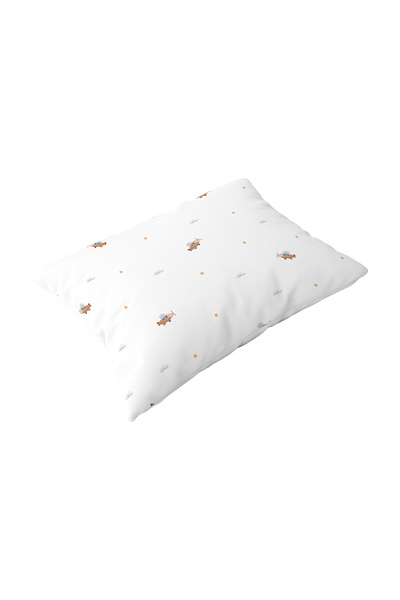 Casadora Baby غطاء وسادة أطفال ممشط من القطن 100% - 50x70 سم