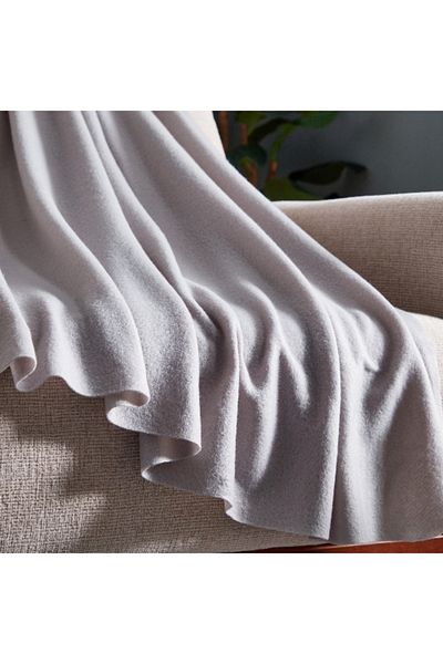Home Box Atlanta Solid Polar Fleece Twin Blanket - 150x200 cm