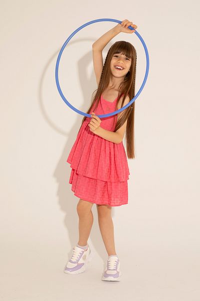 U.S. Polo Assn. Rochie țesută fără mâneci violet pentru fete 50282958 -vr037