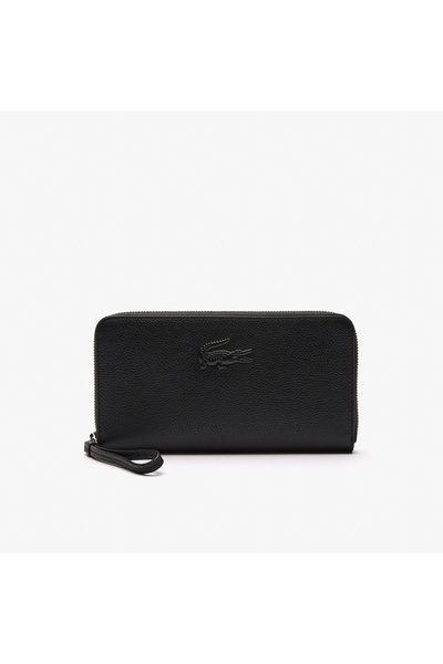 Lacoste City Court Kadın Deri Siyah Cüzdan