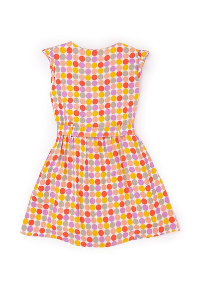 U.S. Polo Assn. Girls Pomegranate Flower Sleeveless Woven Dress 50282949-Vr239