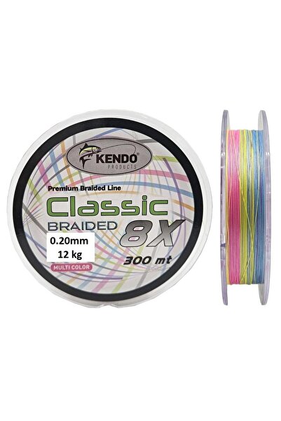 Kendo Classic 8x 0.20mm 300m Multicolor Örgü Ip Misina