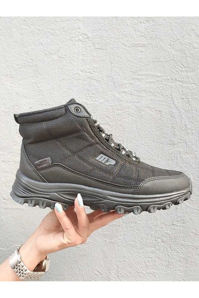 M.P. Water Resistant Non-Slip Sole Outdoor Boots with Fleece Warm Inner Lining