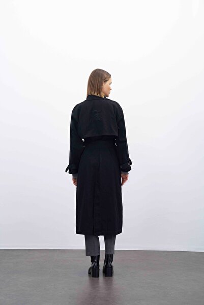 Pilea Kadın Kellie Denim Trençkot