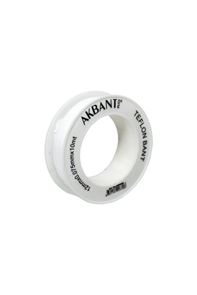 Akbant Teflon Bant Teklı 12mm* 0,75mm* 10 Mt