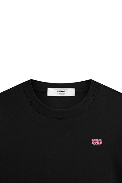 Overoz Μπλουζάκι Game Over Back Printed Semi Oversize 1199