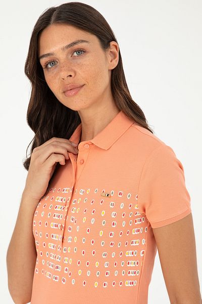 U.S. Polo Assn. Tricou pentru femei Somon 50282885 -VR047