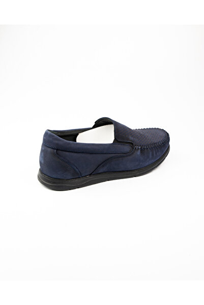 Nobel 1050 Чоловічі мокасини з нубуку, темно-сині