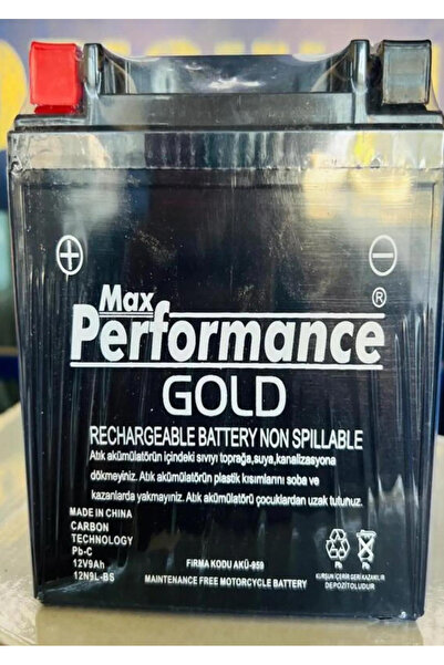 max performance 12V 9Amper Dik (YTX9L - Bs) 2024