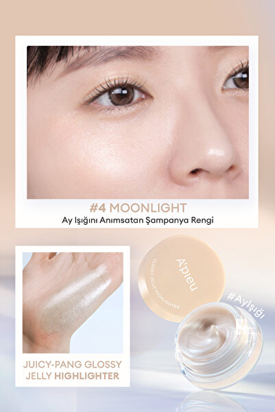Missha Islak & Doğal Görünümlü Jel Aydınlatıcı A'PIEU Juicy Pang Glossy Jelly Highlighter (#4 Moonlight)