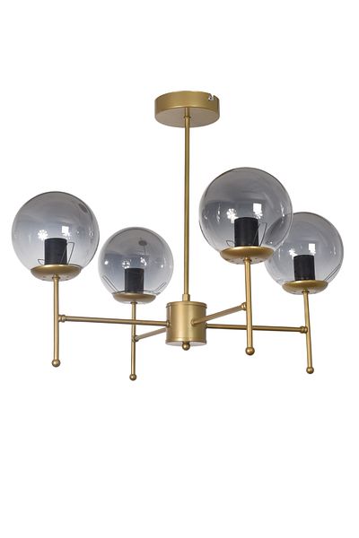 Modavize Axel Modern Design Living Room Dining Bedroom Kitchen Color Glass Pendant Lamp 4-Piece Chandelier