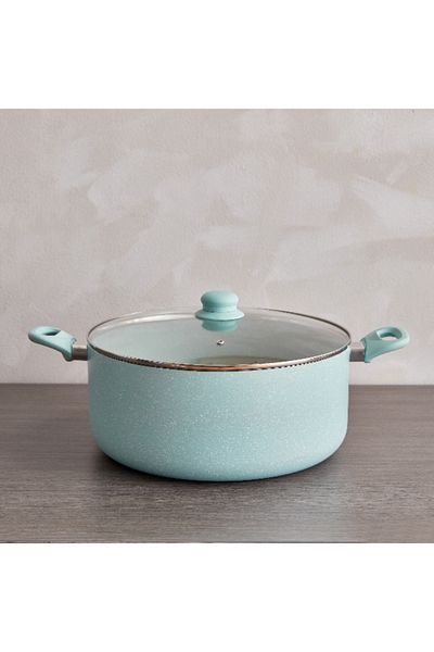 Wilson Marble Coating Casserole with Lid - 32 cm