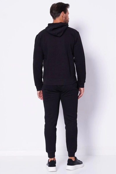 Guess ALDWIN NEW HOODIE Erkek Siyah Sweatshirt Z4YQ12K9V31-JBLK