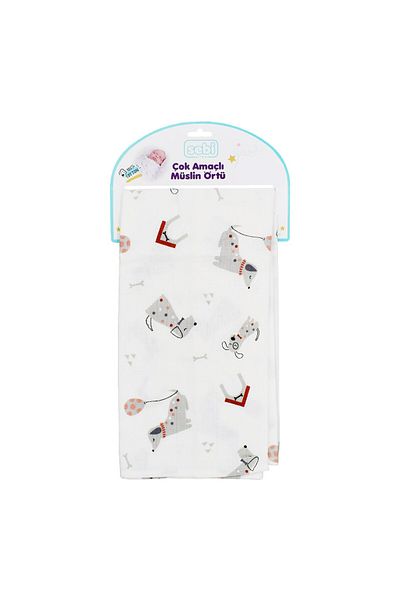Sebi Bebe Multipurpose Muslin Blanket 80x100 Cm