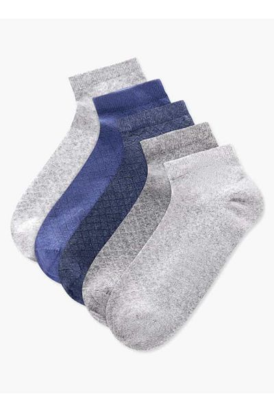 LBL by Shoexpress Assorted Ankle Length Socks - Set of 5