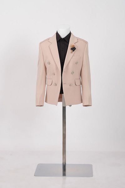 Doctor junior Slim Fit Double Breasted Boy's Jacket/No Shirt_Mnvs01423