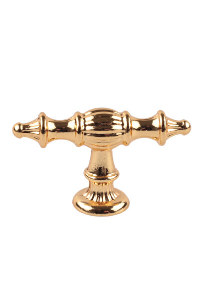 KOÇSAN Λαβή με χρυσό κουμπί Crescent Luxury Country Έπιπλα Κουζίνας Ντουλάπα Συρτάρι