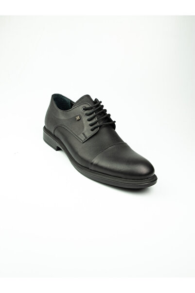 Nobel 4038 Чоловічі шкіряні черевики на шнурівці, чорні