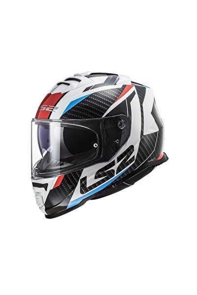LS2 Storm Racer Mavi - Kırmızı - Xl