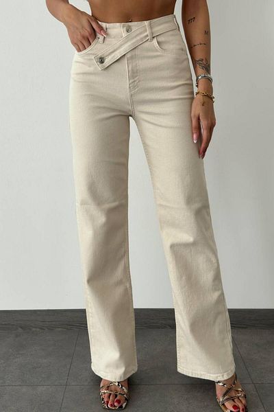 LACARINO 7615 W.leg Γυναικείο Jean Παντελόνι