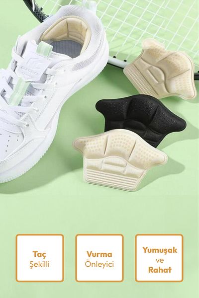 Hayveys Crown Shaped 5 mm Heel Narrowing Foot and Anti-Knock Protector