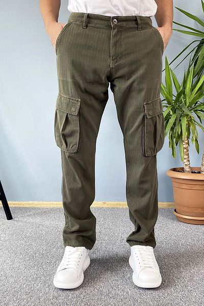 Alışveriş Sokağı Pantaloni cu buzunar cargo
