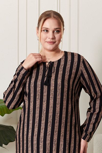 Ferace Large Size Stringed Summer Tunic - Women's Hijab Clothing