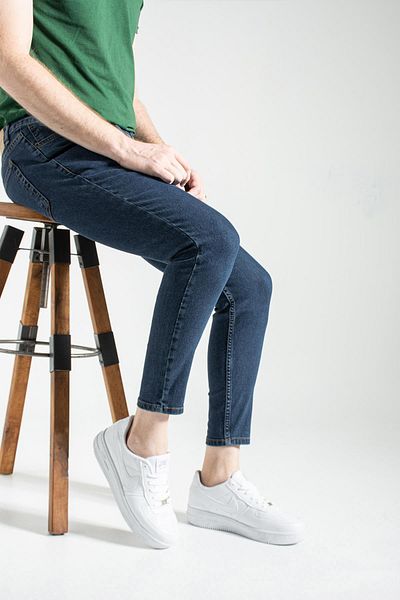 CEDY DENIM Ιταλική κοπή Lycra Navy Blue Skinny Jean - Skinny Leg C344