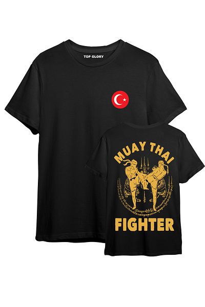 TOP GLORY Μπλουζάκι με στάμπα Muay Thai Μπλουζάκι Muay Thai