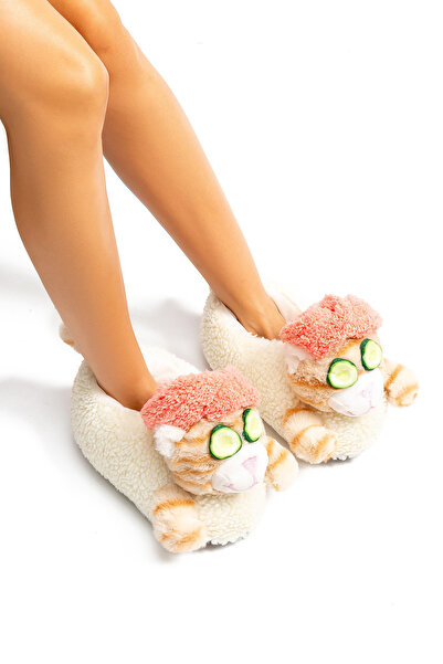 Twigy Spa-2 Дамски пантофи с животински принт, бели, 36/41