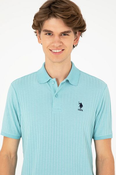 U.S. Polo Assn. Мъжка тениска в цвят мента 50282022-VR090