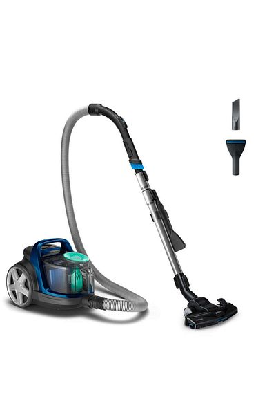Philips Powerpro Active Royal Blue: قوة شفط 2000 واط، 410 واط Fc9570/62