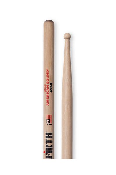 VIC FIRTH Vıcfırth As5A Drumstick/Stick (Pair), Hickory, 0.565"X16", Medium t