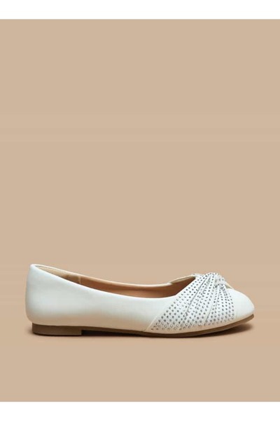 Celeste Girls' Embellished Slip-On Ballerina Shoes