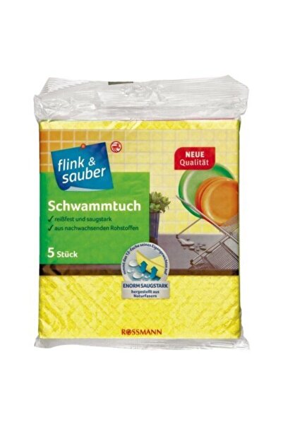 ROSSMANN Flink & Sauber 5-Piece Colorful Sponge Cloths